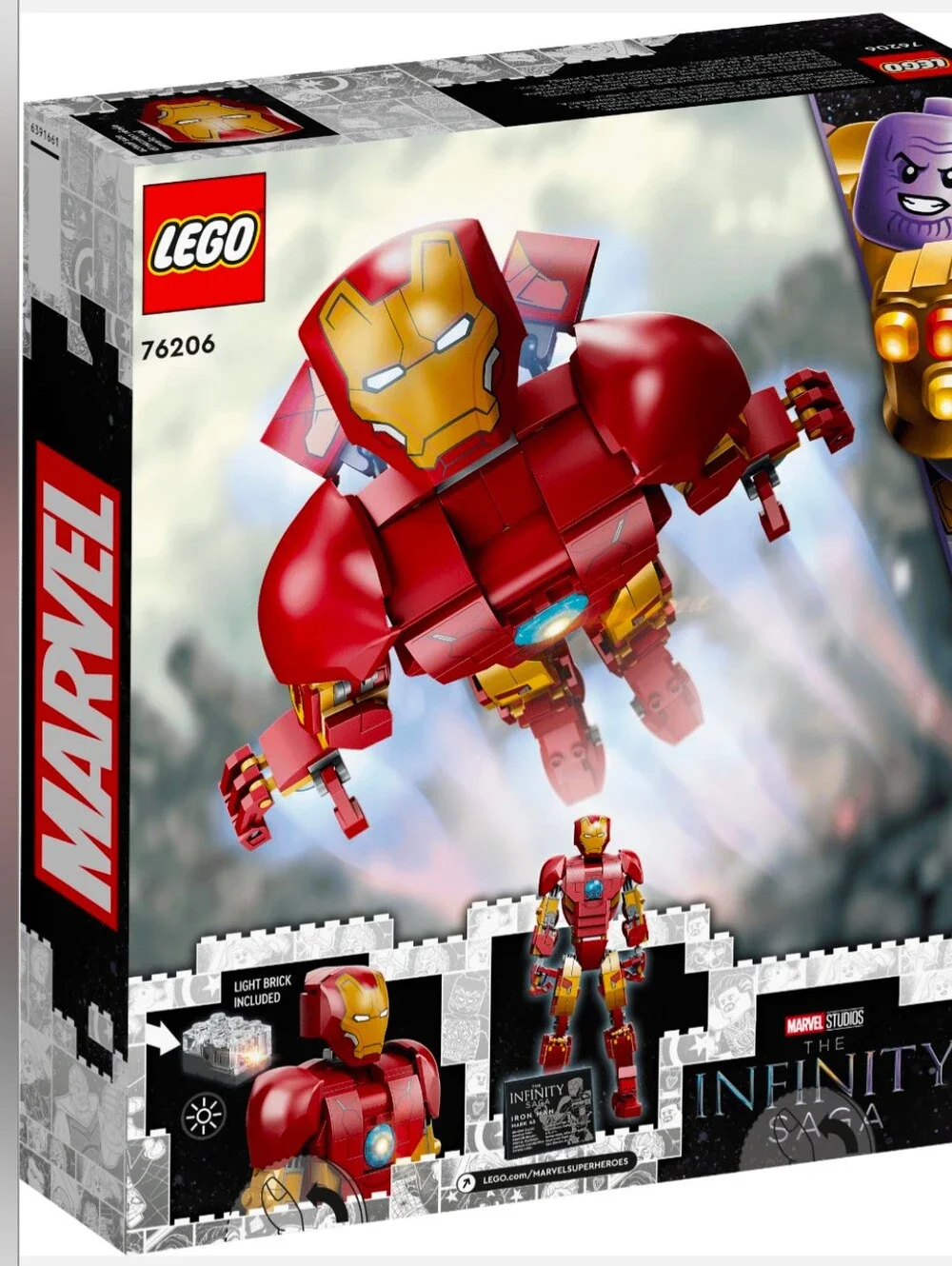 Lego Marvel(76206) Iron Man Figure
